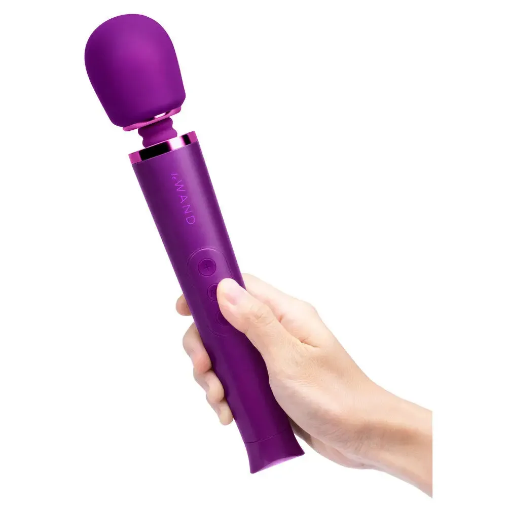 10-inch Le Wand Silicone Purple Rechargeable Wand Massager