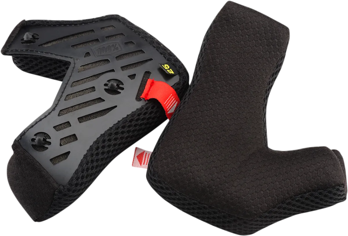 100% Aircraft Cheek Pads - XS, L 89008-00003