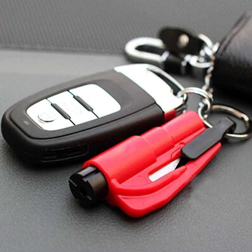 3 in 1 Super Mini Safety Hammer Car Window Glass Breaker Seat Belt Cutter for Car Emergency Rescue