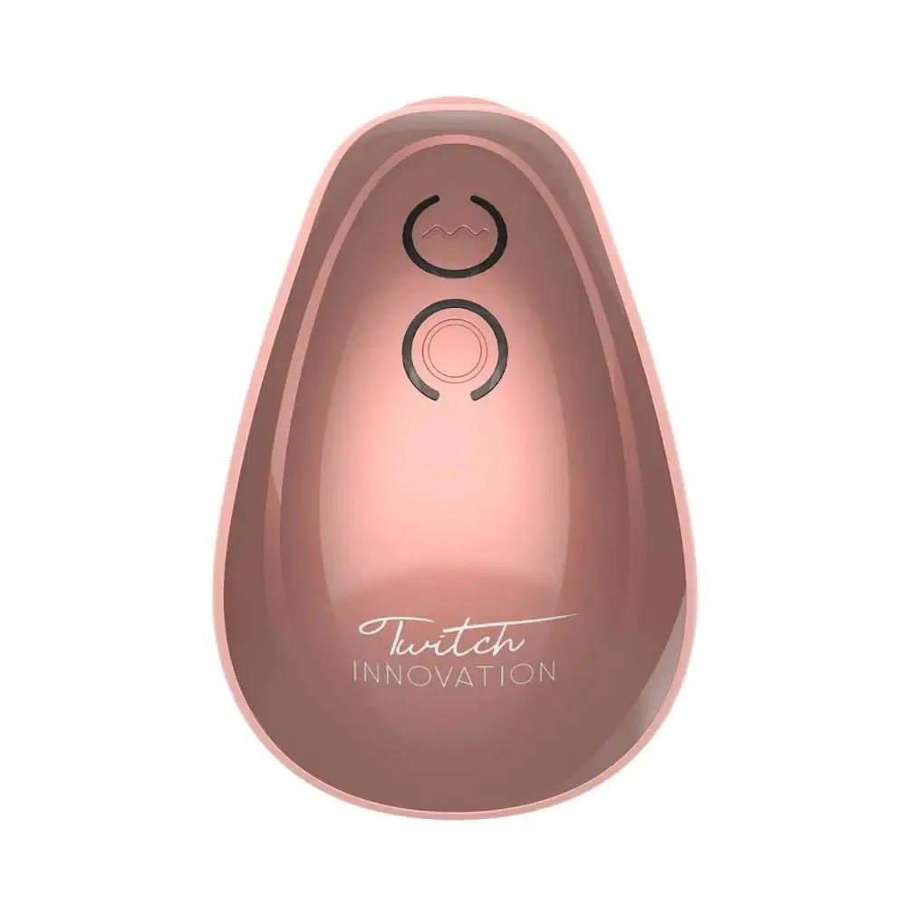 4.1-inch Shots Silicone Gold Rechargeable Clitoral Stimulator with Dual Motors