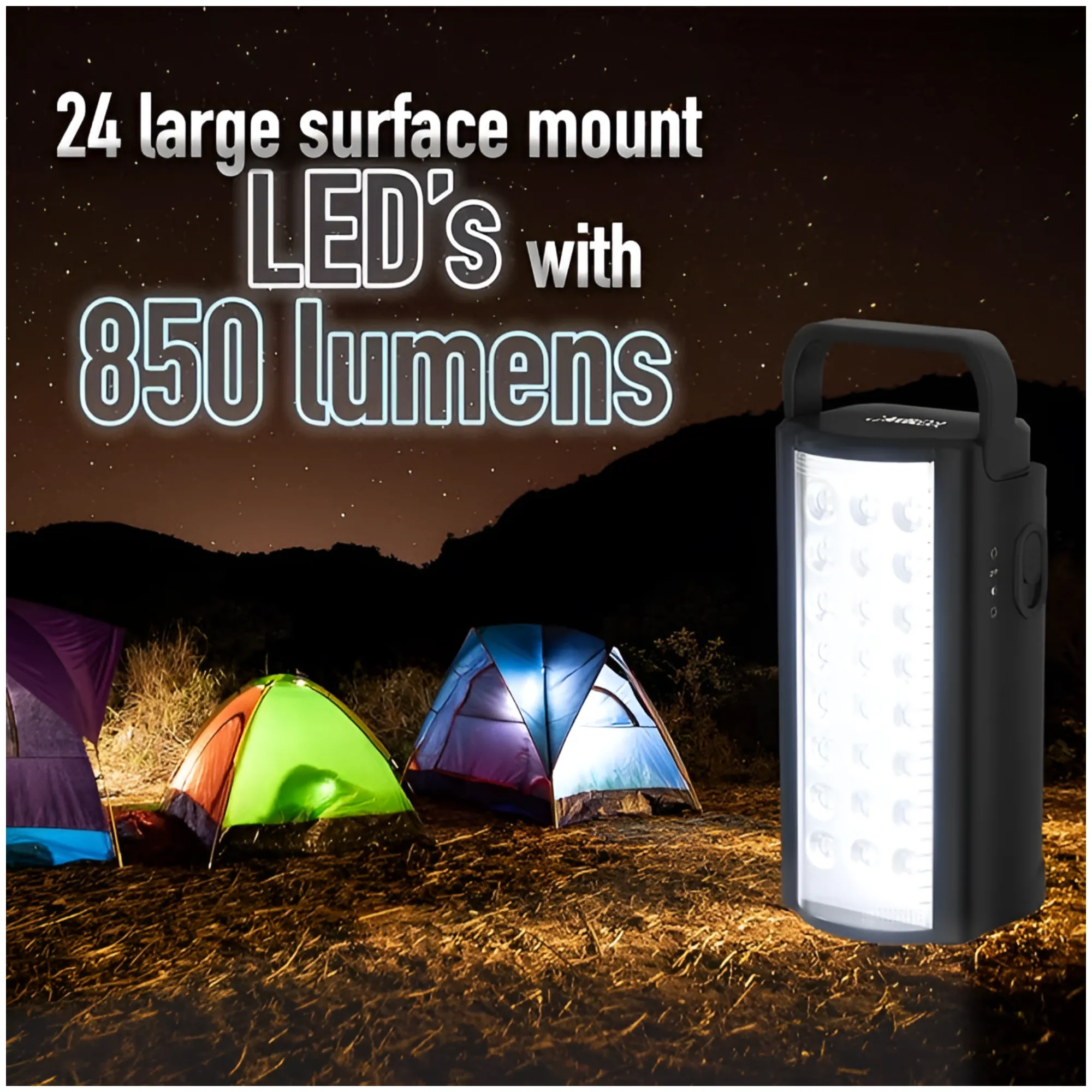 6V Portable Bulit In Plug Rechargeable Emergency LED Bright Light