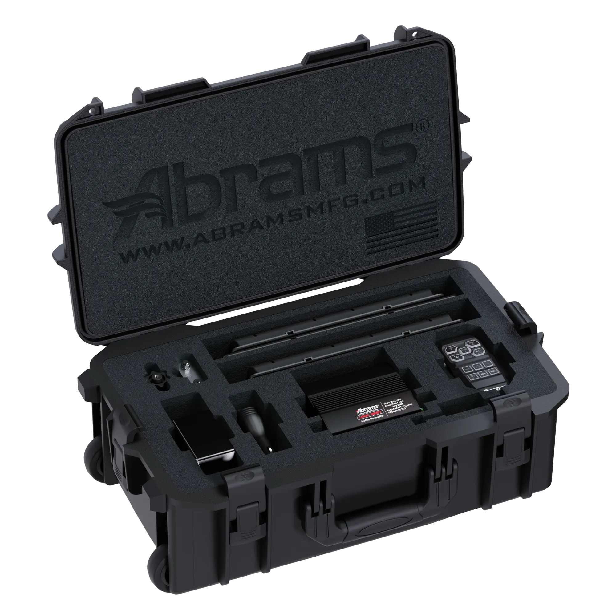 Abrams Covert Portable Emergency Vehicle Lights & Sirens System Quadra Series