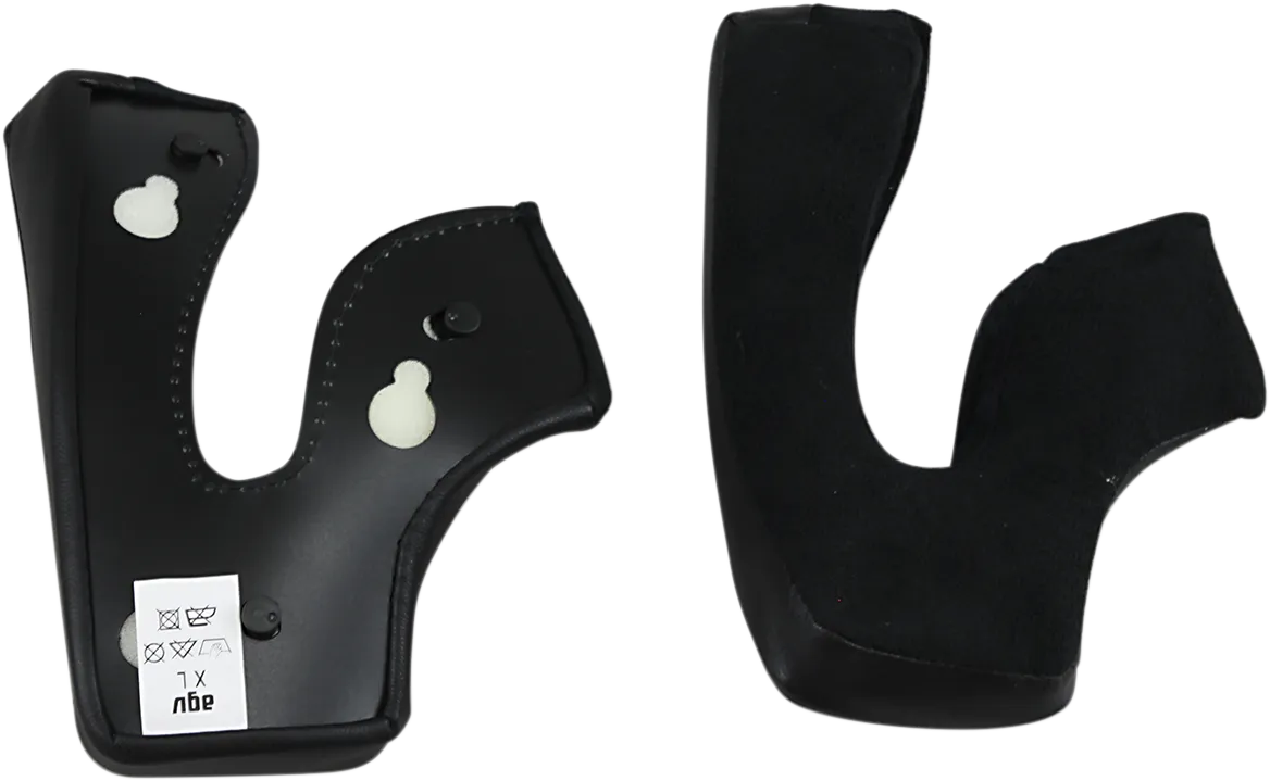 AGV X3000 Cheek Pads - Black - 2XL 20KIT00122001