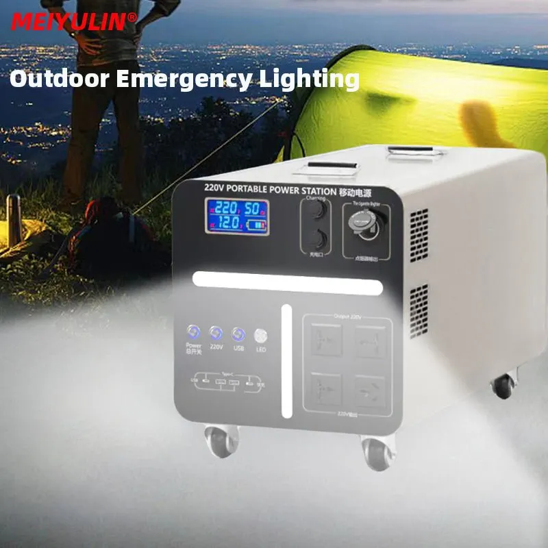 CRONY CN3000W Portable Power Station AC PD Emergency Backup Power Supply for Outdoor Camping