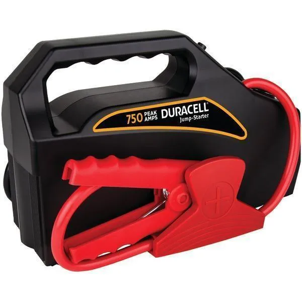 Duracell DRJS20 Portable Emergency Jump Starter (750 Amps Peak 8 Cylinders & Below)