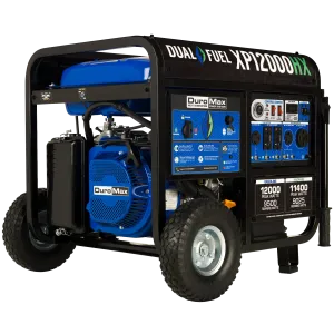 DuroMax XP12000HX 9500W/12000W Dual Fuel CO Alert Electric Start Generator New
