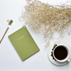 Eco-friendly Tree Free Hardbound Notebook | Olive