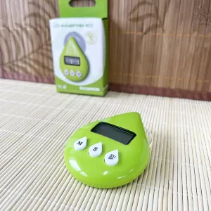 EcoSavers Green Drop LCD Shower Timer