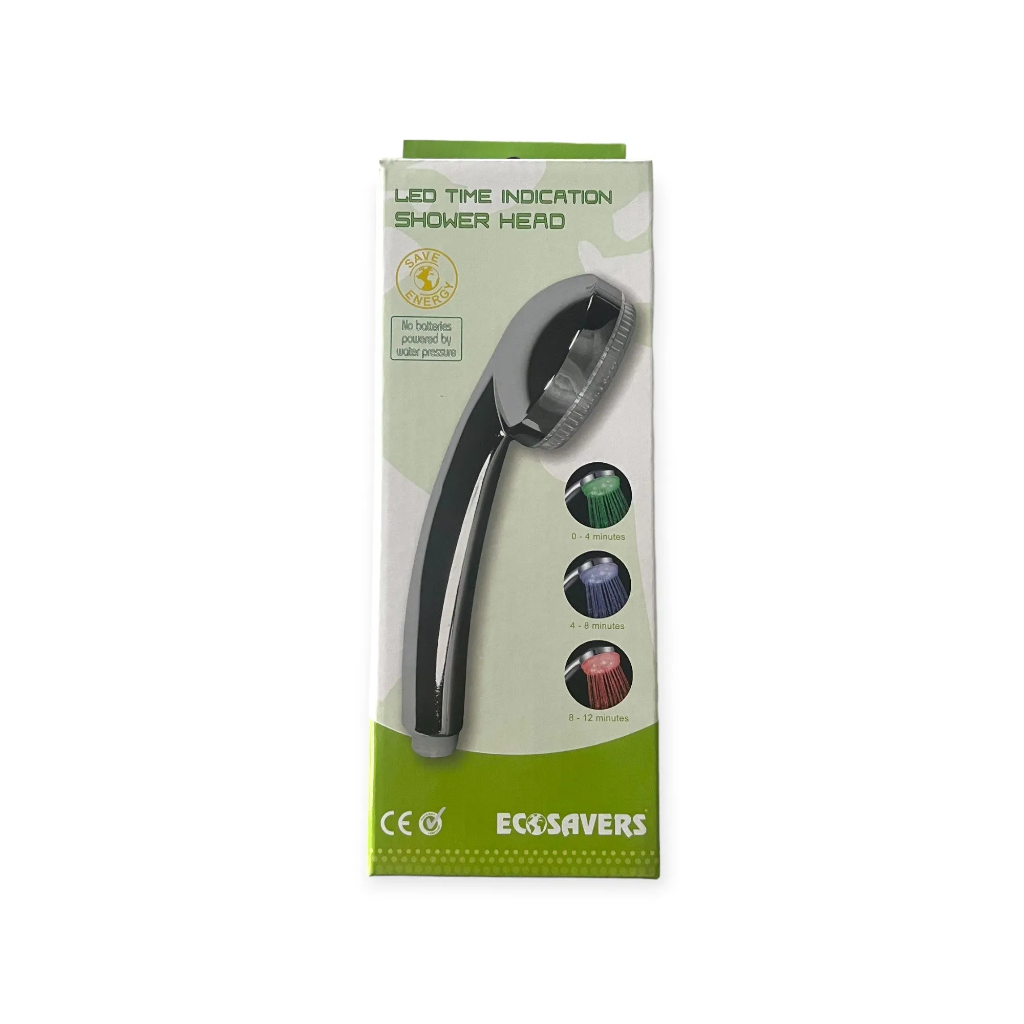 Ecosavers Water-Saving Showerhead with LED Indicator