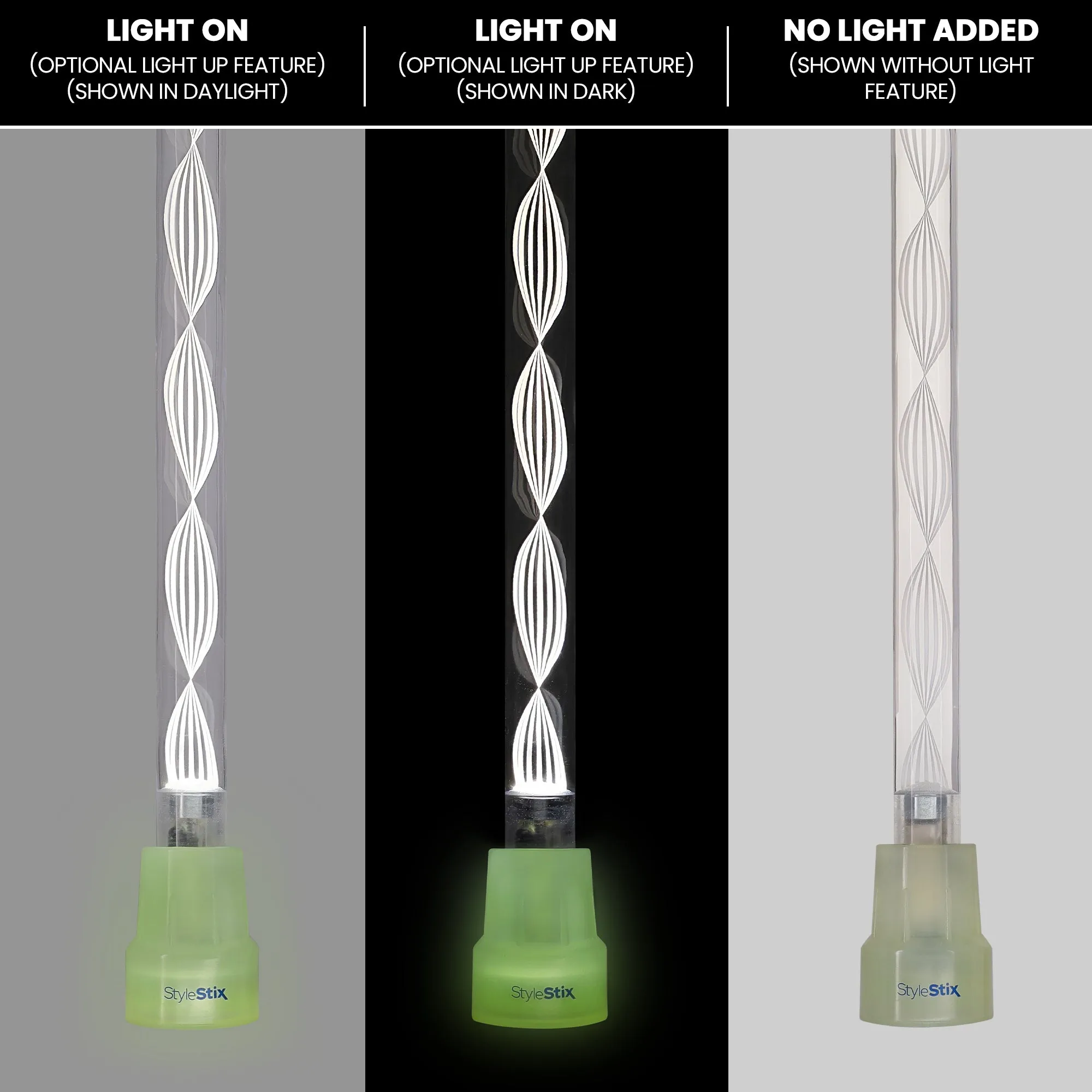 Flashlight x2 (only for StyleStix Canes)