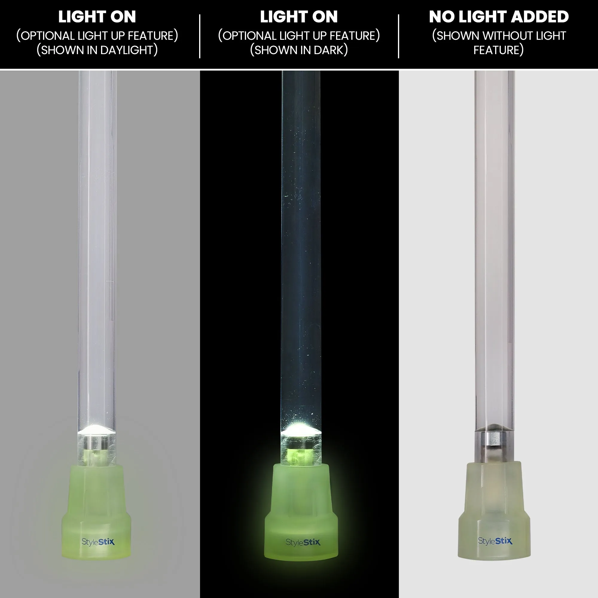 Flashlight x2 (only for StyleStix Canes)