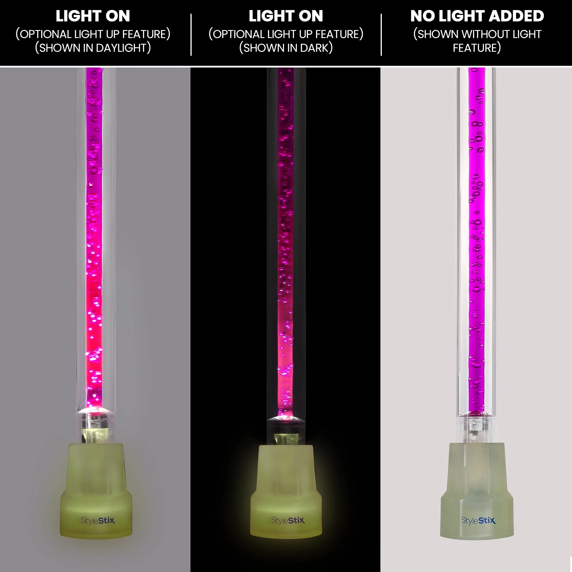 Flashlight x2 (only for StyleStix Canes)