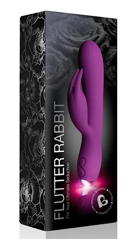 Flutter ''Rabbit'' Vibrator -Purple
