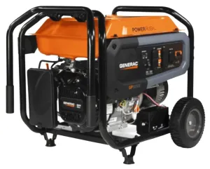 Generac GP Series 7686 Portable Generator, 66.6, 33.3 A, 120/240 V, Oil, 7.9 gal Tank, 11 hr Run Time :EA: QUANTITY: 1