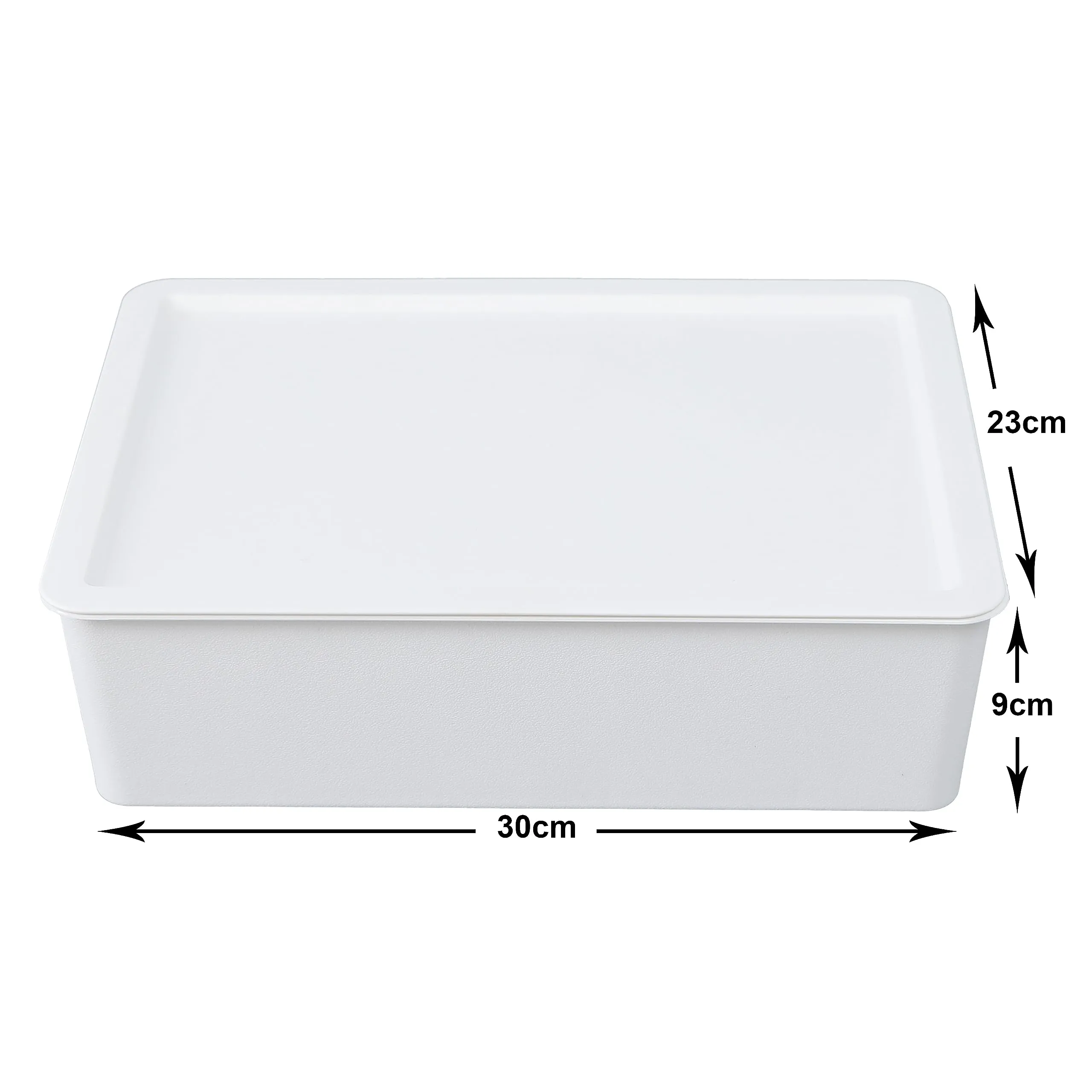 Homestic Cloth Storage Box 15 Compartment with Lid|Wardrobe Organizer For clothes (White)