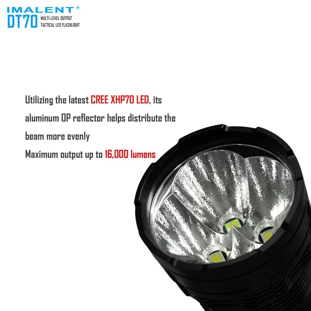 IMALENT DT70 LED Flashlight