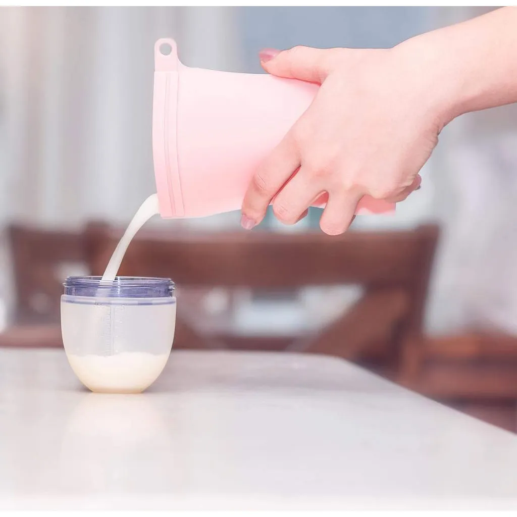 Junobie Silicone Breastmilk Storage Bag 2pk - Mint