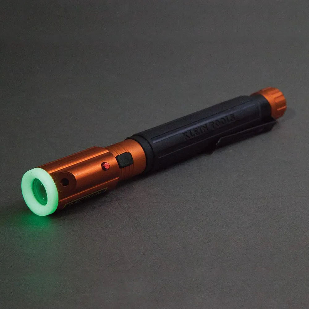 Klein 56026R Inspection Penlight w/ Laser Pointer 2X AAA RDZ