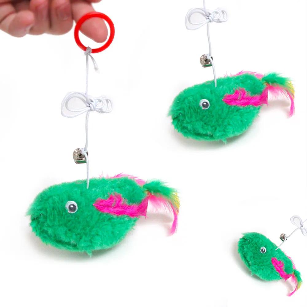 Lot of 45 Cat Toys Pet Kitten Bulk Assorted Fluffy Mice Interactive Ball Bells