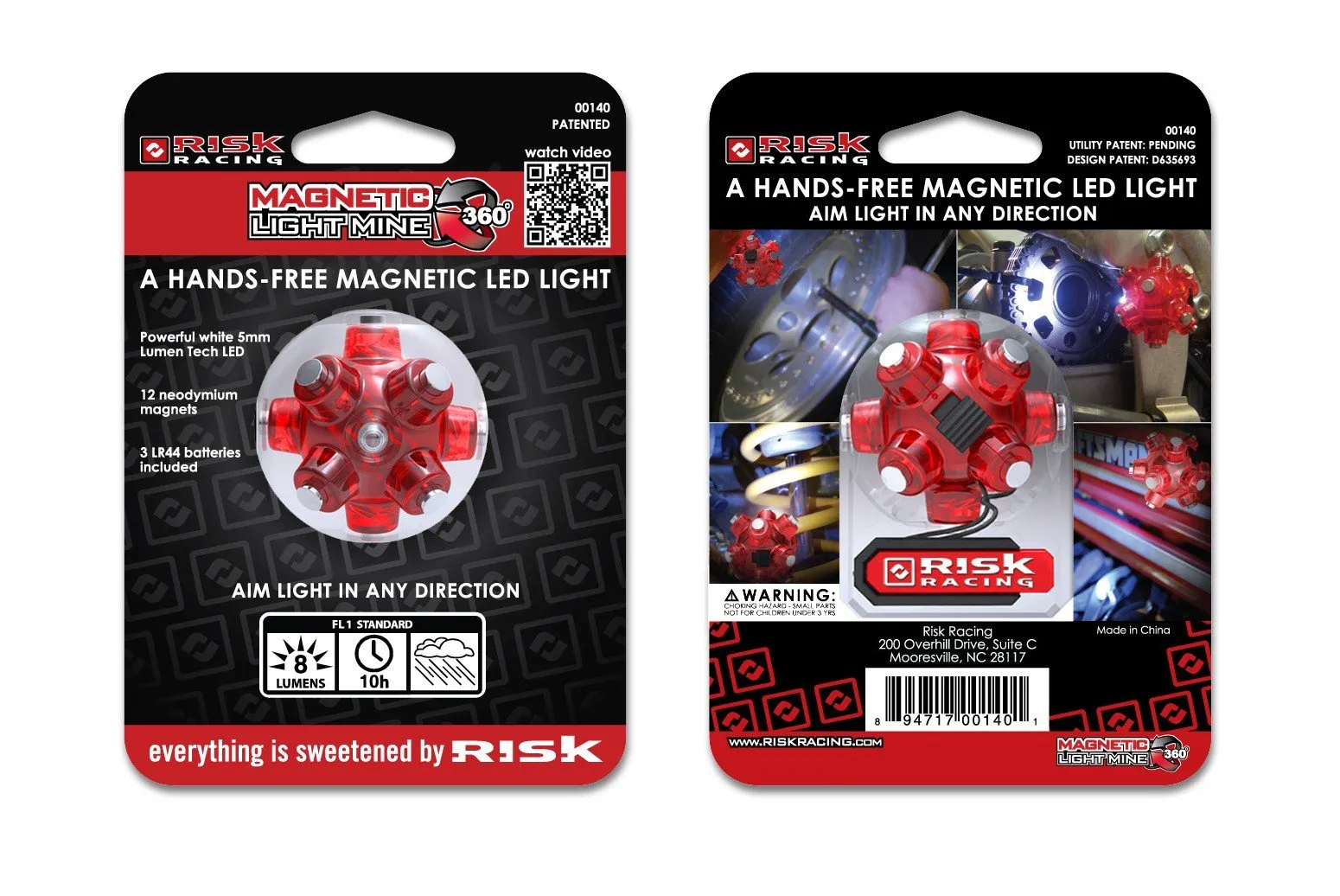 Magnetic Light Mine - Hands Free Flashlight