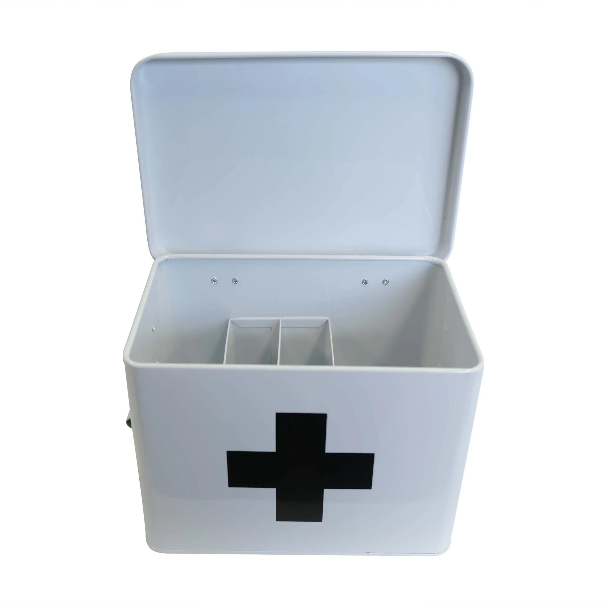 Medicine Box With Dividers White