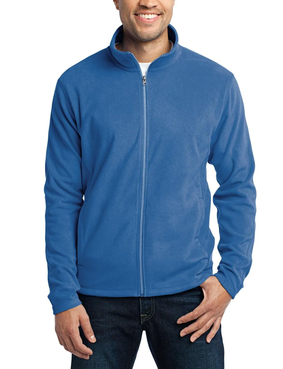 Men's Lightweight Full-Zip Microfleece Jacket