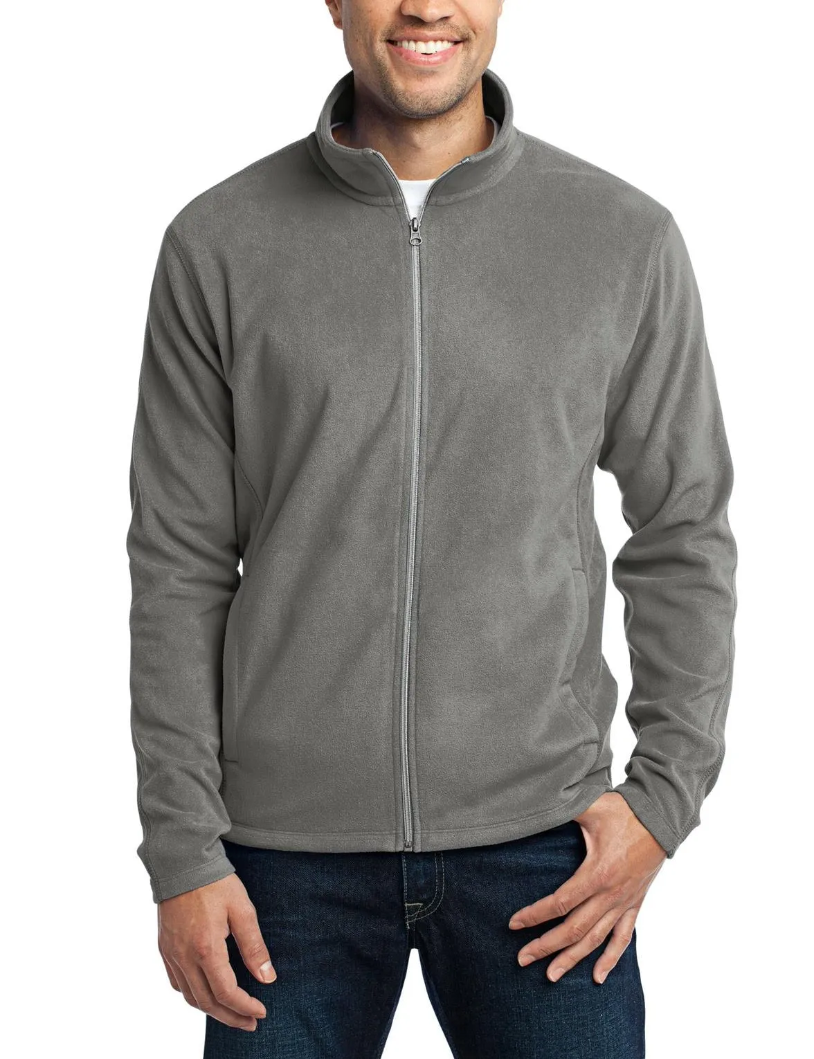 Men's Lightweight Full-Zip Microfleece Jacket