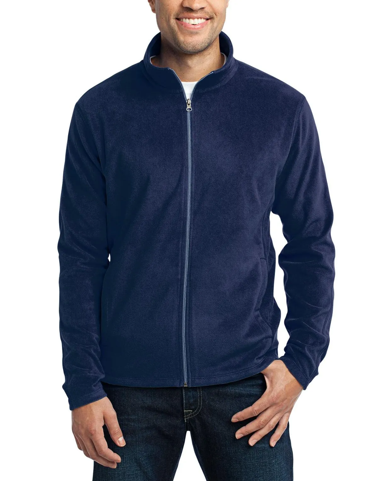 Men's Lightweight Full-Zip Microfleece Jacket