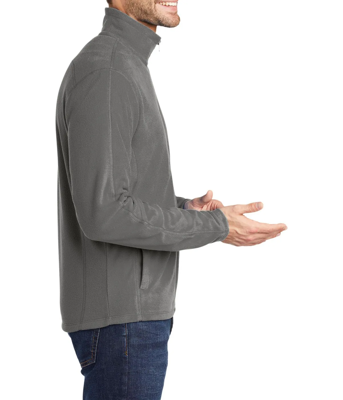 Men's Lightweight Full-Zip Microfleece Jacket