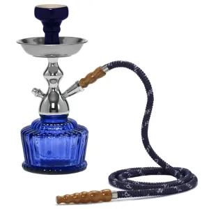 MYA - Premium Hookah - QT w/ Cage Basket - Dark Blue