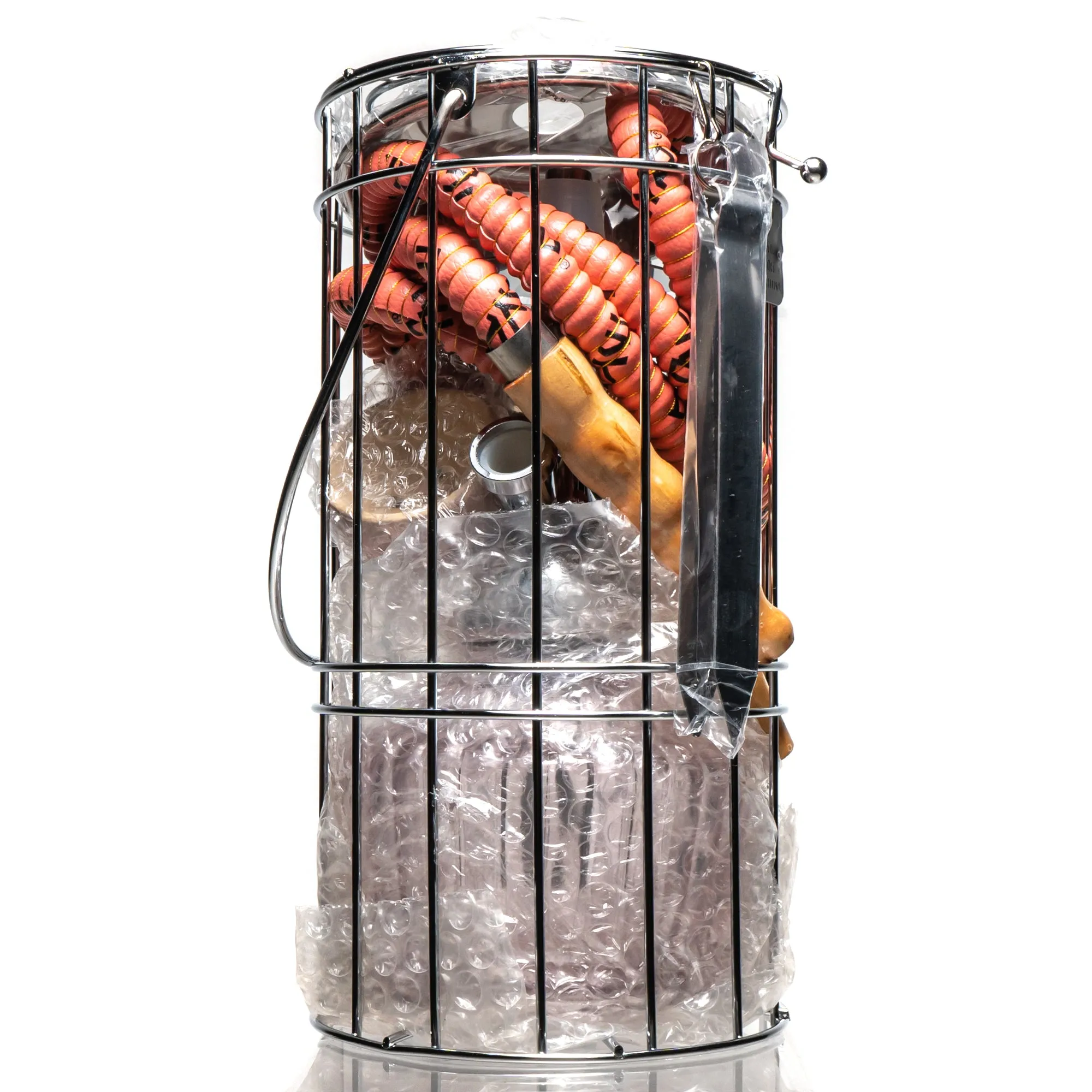 MYA - Premium Hookah - QT w/ Cage Basket - Pink