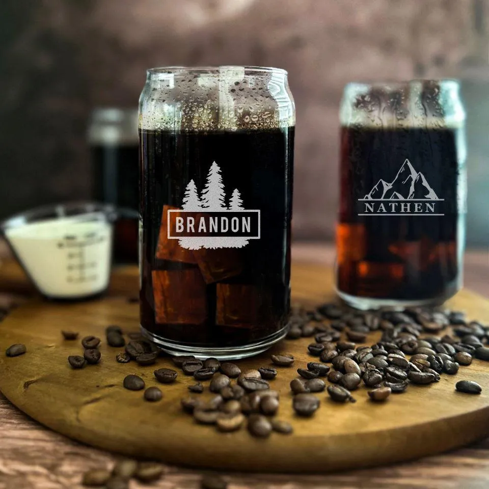 Personalized Glass Can - 16oz