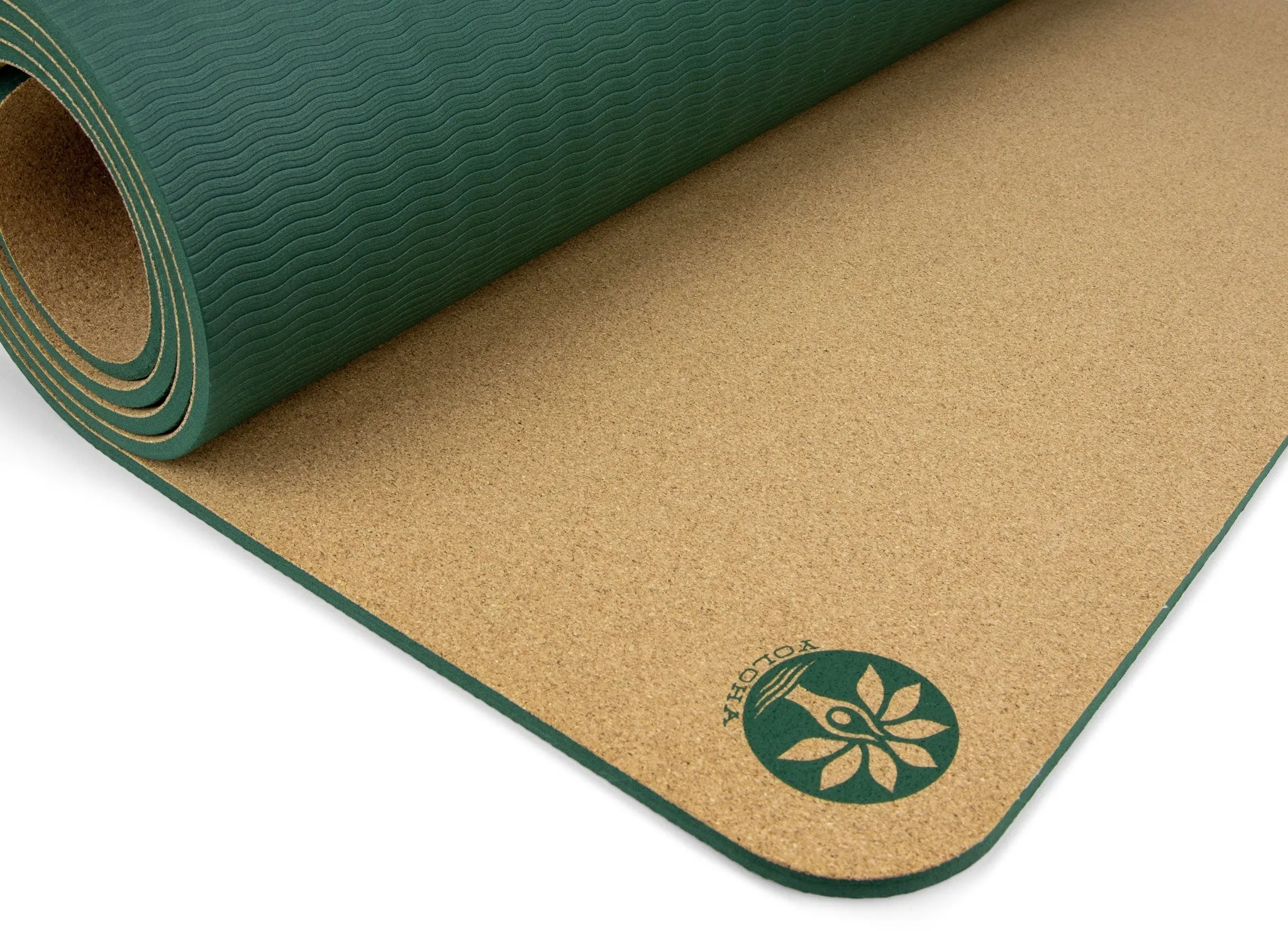 Pond of Harmony Aura Cork Yoga Mat   Plant Foam