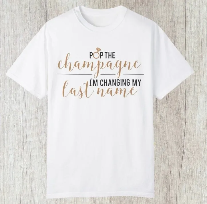 Pop The Champagne Tee