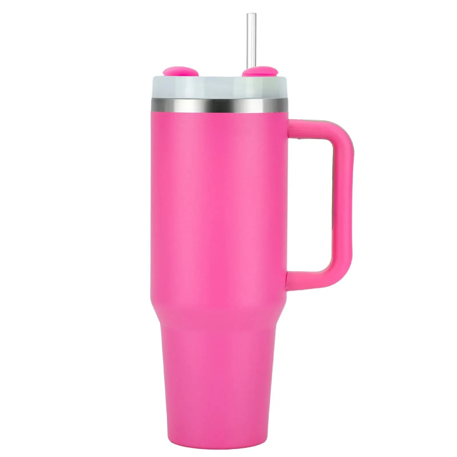 Portable Kettle with Handle and Straw