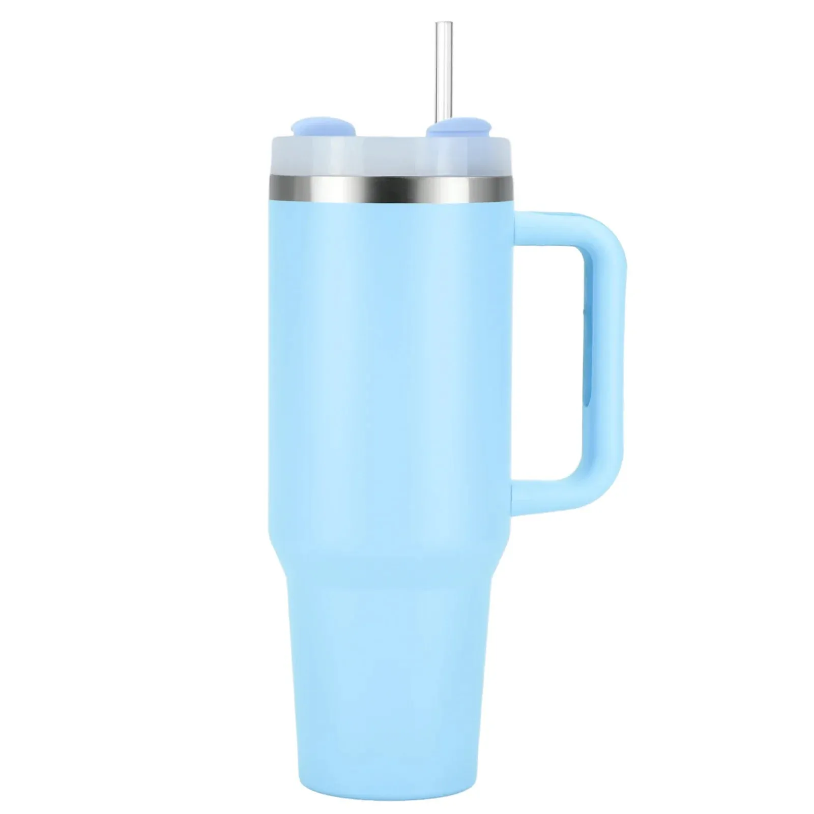 Portable Kettle with Handle and Straw