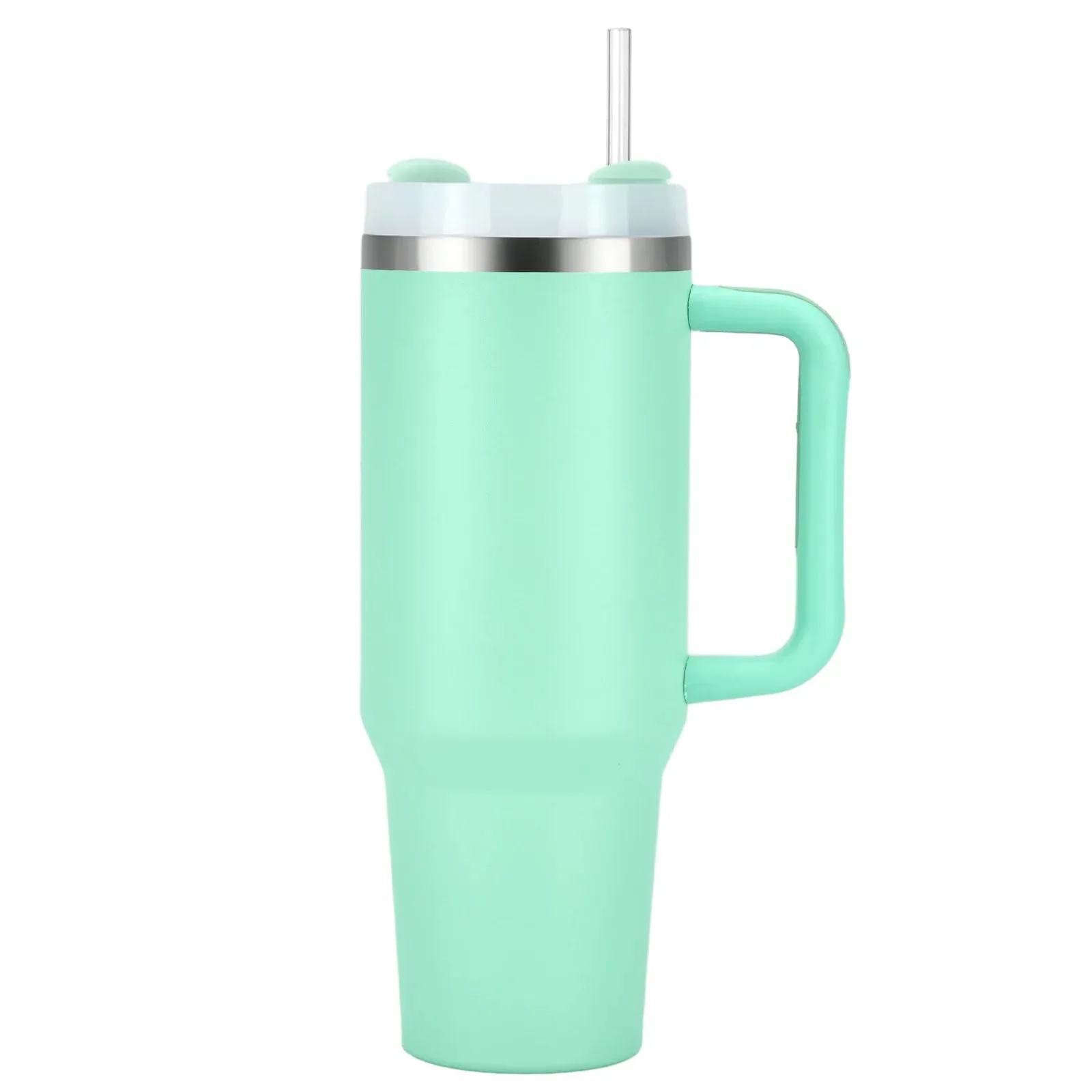 Portable Kettle with Handle and Straw