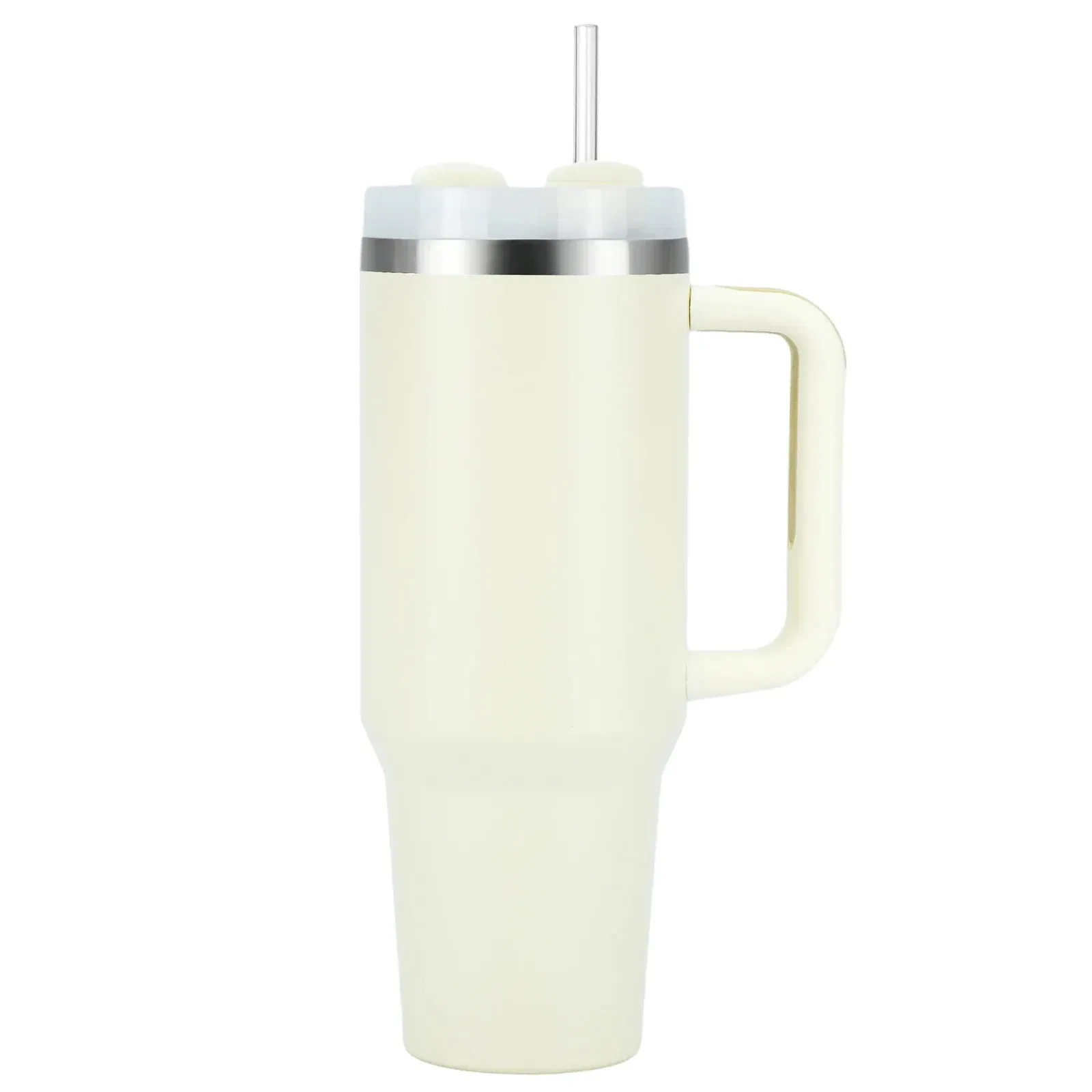 Portable Kettle with Handle and Straw