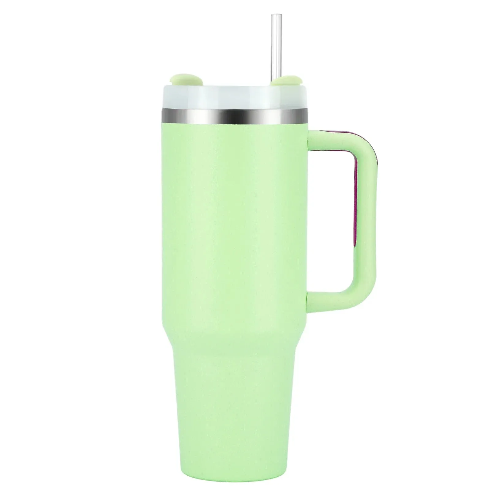 Portable Kettle with Handle and Straw