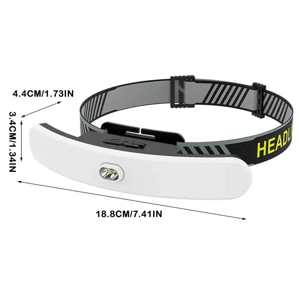 Portable Mini Powerful Headlamp USB Rechargeable Headlight Waterproof Head-mounted Lamp For Eyelash Extension Supplies Home Use