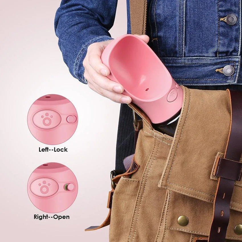 Portable Paw Pet Bottle