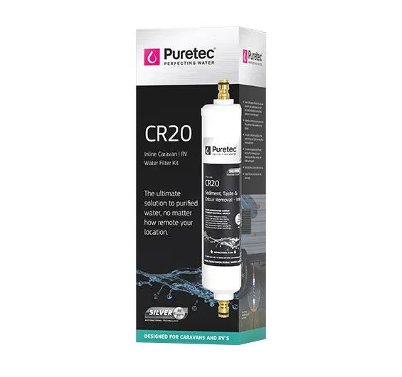 Puretec 1 Micron 20 lpm Caravan Inline Filter Kit