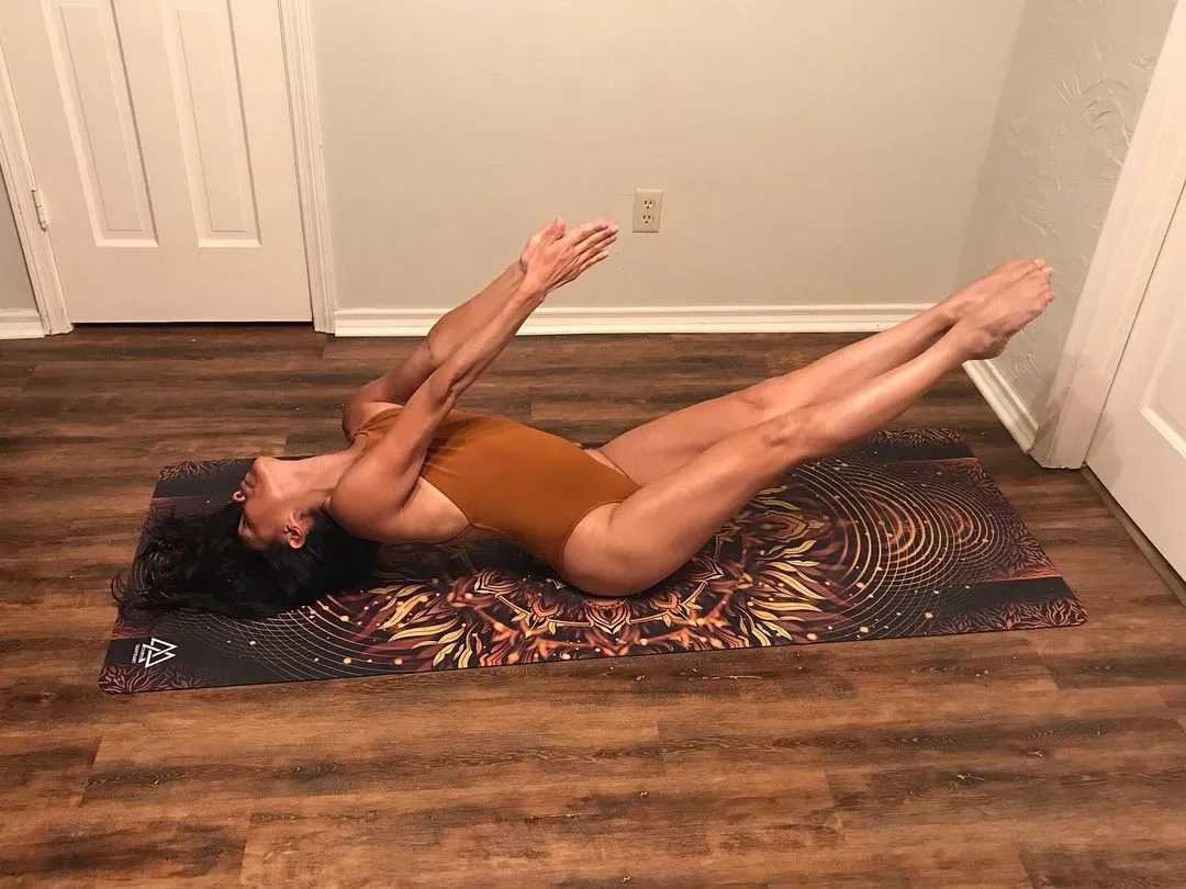 "Aligned Flower" Yoga Mat