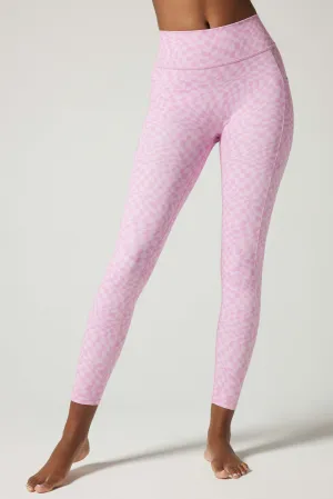Remi Pocket Legging Check Wave Blossom