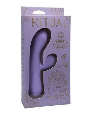 Ritual Aura Rechargeable Silicone Rabbit Vibe - Lilac
