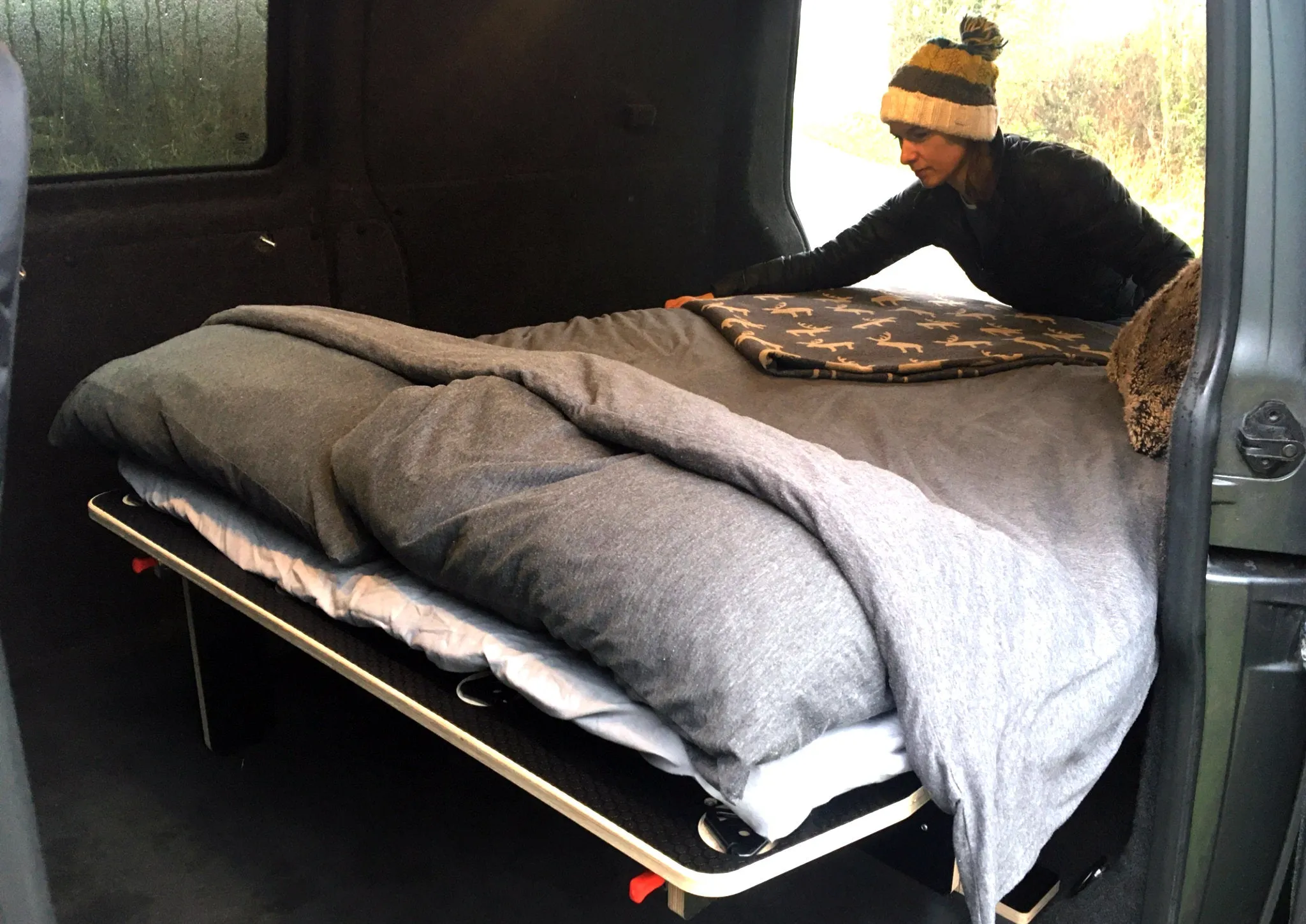 Self-Inflating Double Mattress