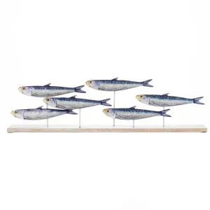 Shoeless Joe 48cm School of Sardines Ornament