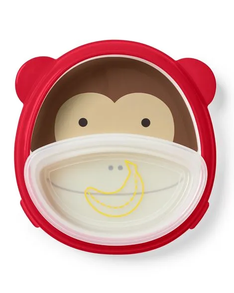 Skip Hop Zoo Smart Serve Plate & Bowl - Monkey
