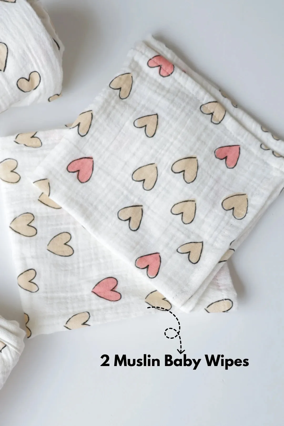 Snuggle Set-2-Combo of Muslin-Baby Swaddle, Hooded Towel & Wipes