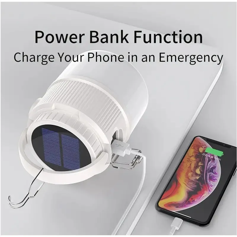 Solar Usb Rechargeable Portable Outdoor Emergency Camping Light Fa-D08